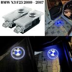 Bmw X3 F25 2010 2017 Uyumlu Kapı Altı Led Aydınlatma Araca Özel 3 Boyutlu Logo Lazer Işık 2li Set