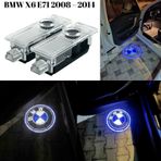 Bmw X6 E71 2008 2014 Uyumlu Kapı Altı Led Aydınlatma Araca Özel 3 Boyutlu Logo Lazer Işık 2li Set