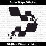 Bmw Yan Kapi Serit Sticker 2Li