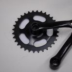 BMX BİSİKLET 36 T AYNAKOL KÖŞELİ MODEL SİYAH RENK BMX ORTA DİŞLİ