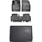 Bmy Oto Aksesuar Citroen C4 2024 Sonrası Mhev (Alt) 3D Araca Özel Paspas ve Bagaj Havuzu Set - Siyah