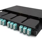 BN-19FPMPO-4 Panel için MPO Kaset OM3; 2 x MPO Adaptör, 12xLC Dublex Adaptör, 2 x 6LC Duplex OM3 MPO Bağlantı Kablosu Dahil (4 port BN-19FPMPO-4 model MPO Boş Patch Panel haricen temin edilmelidir)