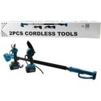 Bn-5 Cordless Tools LTJ-6A Zz-01 2 Pcs Set 6" Budama Dal Kesme Testere=şarjlı--Yağsız - Zinc