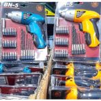 BN-5 Turbo Şarjlı Matkap Vidalama 4.8 V 24 Parça Uç Hediyeli