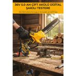 BN5 36V 5.0 Ah Çift Akülü Dijital Şarjlı Testere