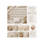 BNA Comfortstep 50 Adet Beyaz Mini Saten Fiyonk | 10 mm Hazır Kurdele Fiyonk | Hediye, Nişan, Nikah Şekeri, Paketleme Süsü