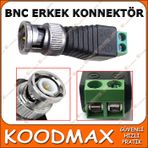 BNC CCTV Kamera Konnektörü CAT-5/CAT-6 Bağlama