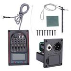 Bnineteenteam 5 Bant Gitar Pickup EQ Ekolayzır Piezo Pickup LCD'li Akustik Gitar Preamp