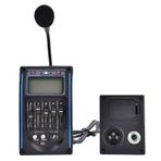 Bnineteenteam Gitar Alıcı Seti, Akustik Gitar Için 5 Bant Preamp EQ Ekolayzer Piezo Dijital Tuner Alıcısı