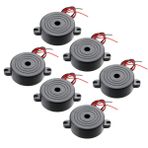 BNYZWOT DC 3-24V Aktif Piezo Buzzer Elektronik Buzzerphone Bip Tonu Hoparlör Alarmı Sürekli Ses 6 ADET
