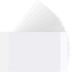 Boao Tarif Kartı Koruyucuları Mutfak Plastik Tarif Sayfası Koruyucuları Şeffaf Tarif Sayfası Koruyucu (200, 12 x 7 cm)