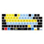 Boaulee Kısayol klavye kapağı için 2025 MacBook Air 13.5" 15.3" M4 A3240 A3241, 2022 2021 MacBook Pro 14 inç A2442 A2779 ve MacBook Pro 16 inç A2780 A2485, silikon klavye kapağı (Serato-Scratch