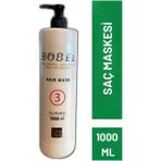 Bobel Hair Mask 3 1000 Ml Saç Maskesi Gerçek Kontrol ve Canlılık Sağlayan Etkili Formül