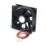Boblov 9cm Kasa Fanı 9cm 12 Volt 3 Pinli Fan 9 cm Fan 90X90X25MM