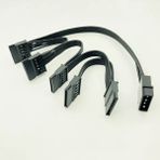 Boblov Ide 5 Sata Power Çoklayıcı 4 Pin Power HDD Güç Çoklayıcı Kablosu 60 cm