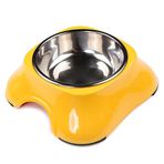 Bobo BO-3138A5 Melamin 150 ml Sarı Köpek Mama Ve Su Kabı