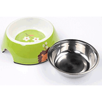 Bobo Melamin Yeşil 150 ml Kedi Köpek Mama Su Kabı