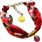Bobo Pet Kedi & Köpek Fular Kolye - M - Kırmızı