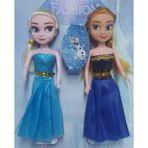Bobo Toys Mini Elsa Anna 2'li Oyuncak Bebek