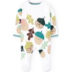 Boboli Erkek Bebek Meyve Baskılı Tulum - Ekru - 9 Ay
