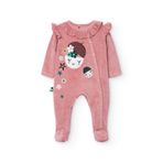 Boboli Kız Bebek Çiçek Meyve Baskılı Tulum