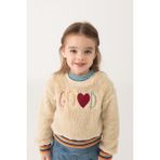 Boboli Kız Çocuk Good Nakışlı Sweatshirt - Çok Renkli - 5 Yaş