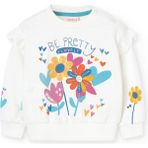 Boboli Kız Çocuk Sweatshirt - Beyaz - 2 Yaş