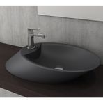 Bocchi 1021-020-0126 Vessel 72 cm Antrasit Bataryalı Çanak Lavabo