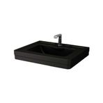 Bocchi 1040-004-0126 Verona 71 cm Tek Delikli Mat Siyah Lavabo