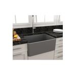 Bocchi 1137-006-0120 Lavello 60 cm Gri Mutfak Evyesi