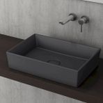 Bocchi 1172-020-0125 Vessel 56x38 cm Antrasit Dikdörtgen Lavabo