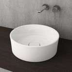 Bocchi 1174-061-0125 Luna Yuvarlak 38 cm Parlak Beyaz Çanak Lavabo