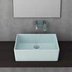 Bocchi 1215-029-0125 Milano Mat Buz Mavisi 50 cm Çanak Lavabo