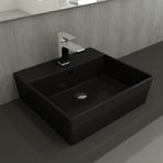 Bocchi 1216-004-0126 Mat Siyah Milano Batarya Banklı Çanak Lavabo