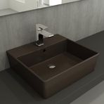 Bocchi 1216-025-0126 50 cm Mat Kahve Milano Batarya Banklı Çanak Lavabo