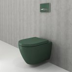 Bocchi 1295-027-0128 Mat Yeşil Venezia Rimless Asma Klozet