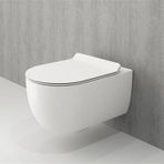 Bocchi 1416-001-0129 Bocchi V Tondo Rimless Asma Klozet Parlak Beyaz Taharet Borusuz
