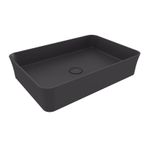 Bocchi 1476-020-0125 Sottile Slim Dikdörtgen 55x38 cm Antrasit Çanak Lavabo