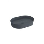 Bocchi 1521-020-0125 Oval 55 cm Antrasit Çanak Lavabo