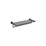 Bocchi 3057 0011 AB Piave 600 mm Mat Siyah Havlu Rafı