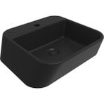 Bocchı Bocchi Firenze Batarya Bankli Çanak Lavabo - Mat Siyah - 1074-004-0126 - Beyaz
