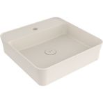 Bocchı Bocchi Sottile Slim Line Batarya Bankli Kare Lavabo 45X45CM. Mat Jasmin - 1598-007-0126 - Beyaz