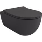 Bocchı Bocchi V-Tondo Rimless Asma Klozet - Mat Antrasit - 1416-020-0128 - Beyaz