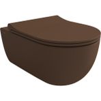 Bocchı Bocchi V-Tondo Rimless Asma Klozet - Mat Kahve - 1416-025-0128 - Beyaz