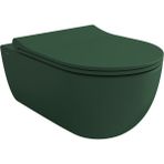 Bocchı Bocchi V-Tondo Rimless Asma Klozet - Mat Yeşil - 1416-027-0128 - Beyaz