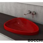 Bocchi Etna 1112-019-0125 58 cm Kırmızı Tezgah Üstü Lavabo