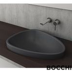 Bocchi Etna 58 cm Antrasit Yarım Tezgah Lavabo