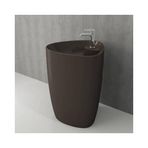 Bocchi Etna Monoblok 58 cm Batarya Banklı Mat Kahve Lavabo