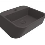 Bocchi Firenze 1074-020-0125 Batarya Banklı Çanak Mat Antrasit Lavabo