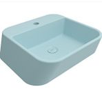 Bocchi Firenze 1074-029-012 Mat Buz Mavisi Batarya Banklı Çanak Lavabo